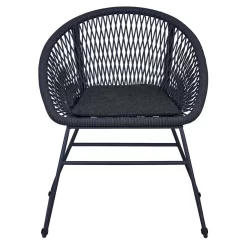 OUTLIV. Edson Gartensessel Aluminium/Rope Inkl. Kissen Charcoal -Gartenmöbel Store outliv edson diningsessel aluminium rope inkl kissen 1347250 3