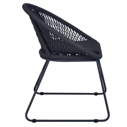 OUTLIV. Edson Gartensessel Aluminium/Rope Inkl. Kissen Charcoal -Gartenmöbel Store outliv edson diningsessel aluminium rope inkl kissen 1347250 4