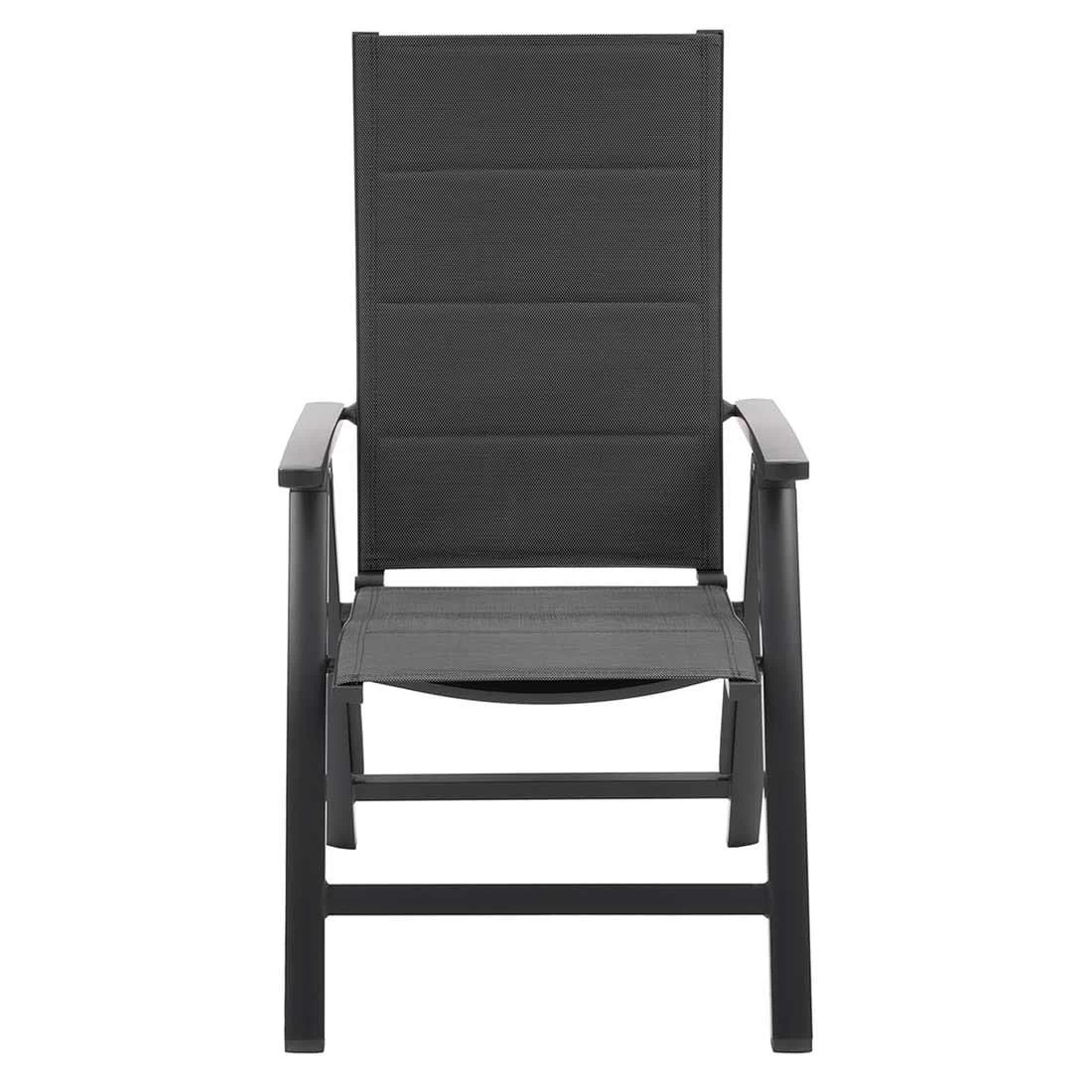 OUTLIV. Falun Klappsessel Aluminium/Textilene Anthrazit 2 OUTLIV. Falun Klappsessel Aluminium/Textilene Anthrazit – Bild 2