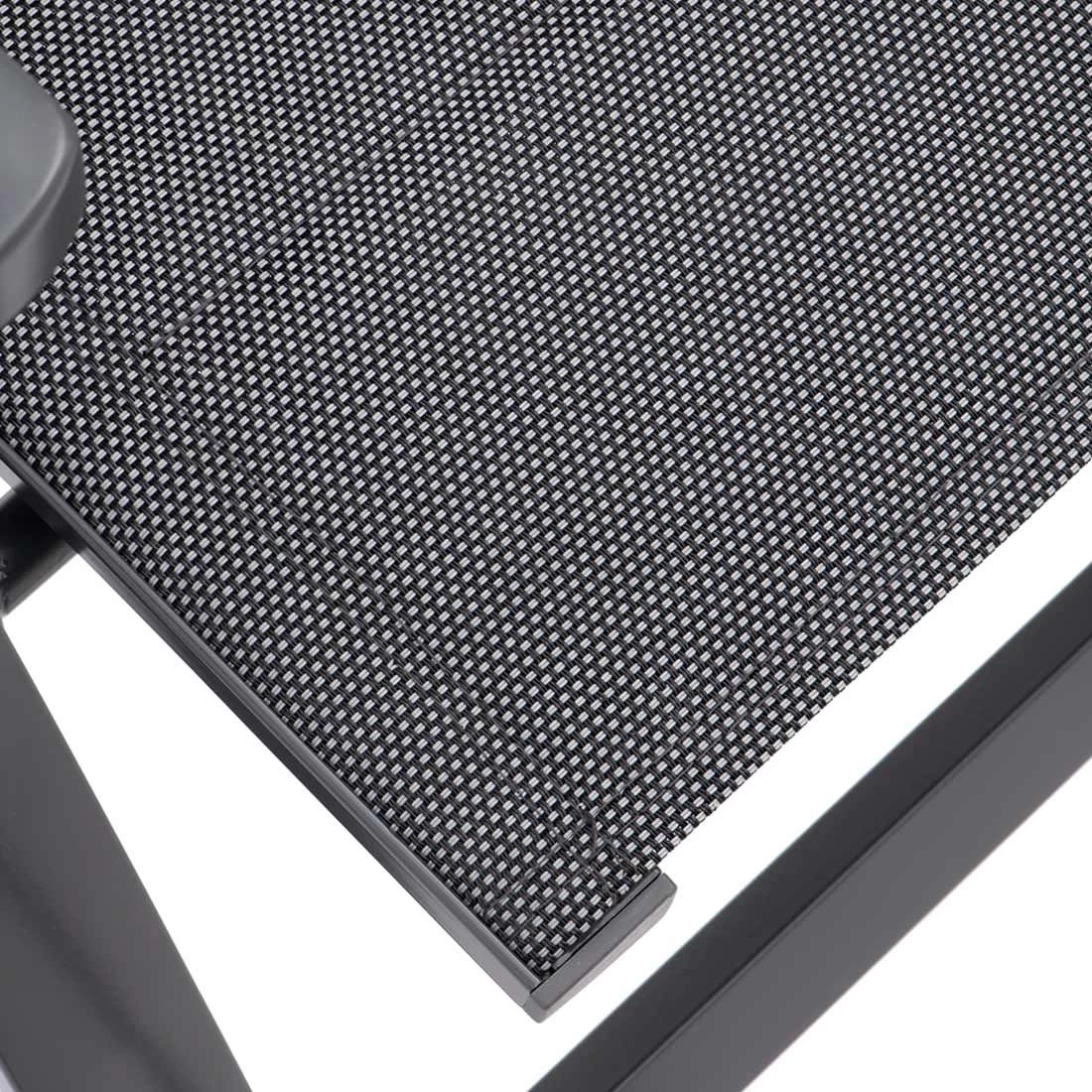 OUTLIV. Falun Klappsessel Aluminium/Textilene Anthrazit 8 OUTLIV. Falun Klappsessel Aluminium/Textilene Anthrazit – Bild 8