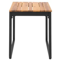 OUTLIV. Floris Hocker Stahl/Akazie Schwarz/Natur -Gartenmöbel Store outliv floris hocker stahl akazie 1343213 3