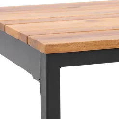 OUTLIV. Floris Hocker Stahl/Akazie Schwarz/Natur -Gartenmöbel Store outliv floris hocker stahl akazie 1343213 5