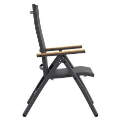 OUTLIV. Kobe Klappsessel Aluminium/Textilene Anthrazit -Gartenmöbel Store outliv kobe klappsessel aluminium textilene 1340793 3