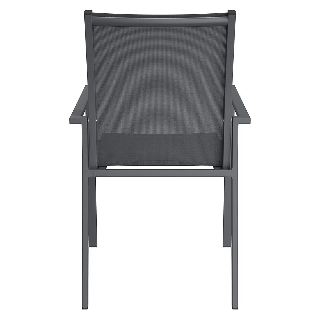 OUTLIV. Kobe Stapelsessel Aluminium/Textilene Anthrazit 6 OUTLIV. Kobe Stapelsessel Aluminium/Textilene Anthrazit – Bild 6