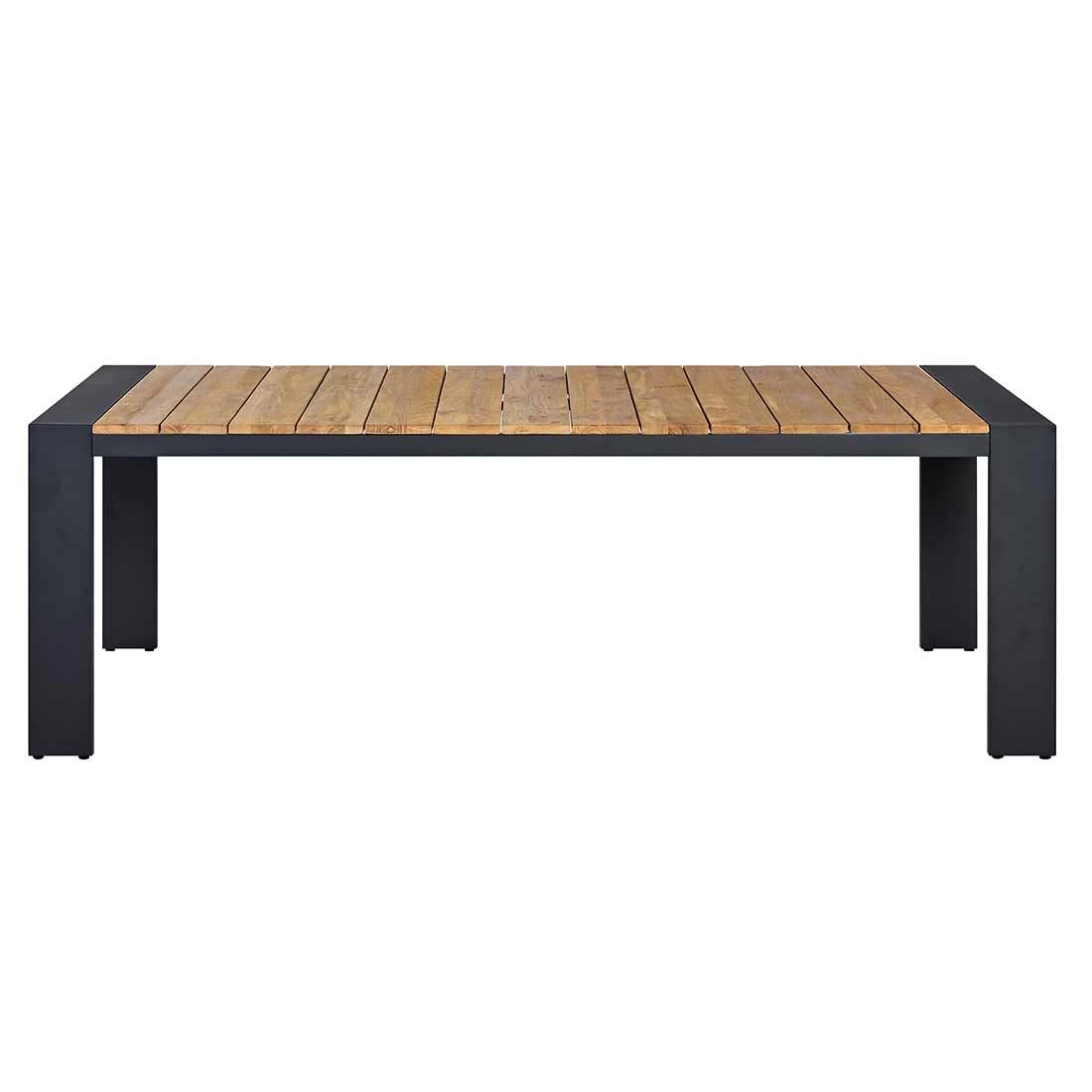 OUTLIV. Konis Gartentisch Aluminium/Teak Recycelt Charcoal/Teak Recycelt 2 OUTLIV. Konis Gartentisch Aluminium/Teak Recycelt Charcoal/Teak Recycelt – Bild 2