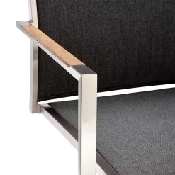 OUTLIV. Kreta Freischwinger Edelstahl/Textilene Silber/Coal -Gartenmöbel Store outliv kreta freischwinger aluminium rope 1365895 5