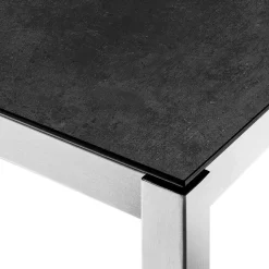 OUTLIV. Kreta Gartentisch 160x100cm Edelstahl/Keramik Silber/Concrete Coal -Gartenmöbel Store outliv kreta gartentisch 160x100cm edelstahl keramik 1379315 4