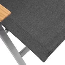 OUTLIV. Kreta Klappsessel Edelstahl/Textilene Silber/Coal -Gartenmöbel Store outliv kreta klappsessel edelstahl rope 1365950 8