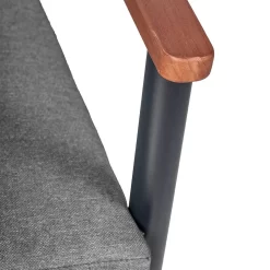 OUTLIV. Lorenzo Stapelstuhl Aluminium/Eukalyptus Anthrazit/Natur -Gartenmöbel Store outliv lorenzo stapelsessel aluminium eukalyptus 1498511 6