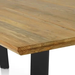 OUTLIV. Orleans Gartentisch 180x90cm Edelstahl/Teak Anthrazit/Natur -Gartenmöbel Store outliv orleans gartentisch 180x90 cm edelstahl teak 1430256 4