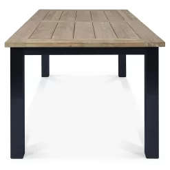 OUTLIV. Oxford Ausziehtisch 200/260x100cm Edelstahl/Teak Recycelt Charcoal/Teak Recycelt -Gartenmöbel Store outliv oxford ausziehtisch 200 260x100cm edelstahl teak recycelt 1347371 3