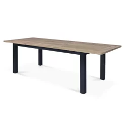 OUTLIV. Oxford Ausziehtisch 200/260x100cm Edelstahl/Teak Recycelt Charcoal/Teak Recycelt -Gartenmöbel Store outliv oxford ausziehtisch 200 260x100cm edelstahl teak recycelt 1347371 6