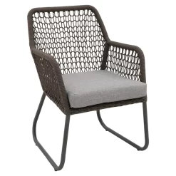 OUTLIV. Poison Gartensessel Aluminium/Rope Dunkelgrau