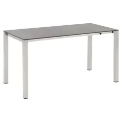 OUTLIV. Rimini Ausziehtisch 140/178,5/210x70cm Edelstahl/HPL Edelstahl/Zement