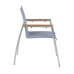 OUTLIV. Tokyo Stapelsessel Edelstahl/Batyline Edelstahl/Grau -Gartenmöbel Store outliv tokyo stapelsessel edelstahl batyline edelstahl grau 1243740 4