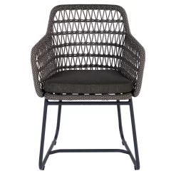 OUTLIV. Verona Gartensessel Aluminium/Rope Charcoal -Gartenmöbel Store outliv verona diningsessel aluminium rope 1347393 3