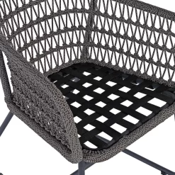 OUTLIV. Verona Gartensessel Aluminium/Rope Charcoal -Gartenmöbel Store outliv verona diningsessel aluminium rope 1347393 7