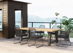 OUTLIV. Verona Gartensessel Aluminium/Rope Charcoal -Gartenmöbel Store outliv verona diningsessel aluminium rope 1347393 9