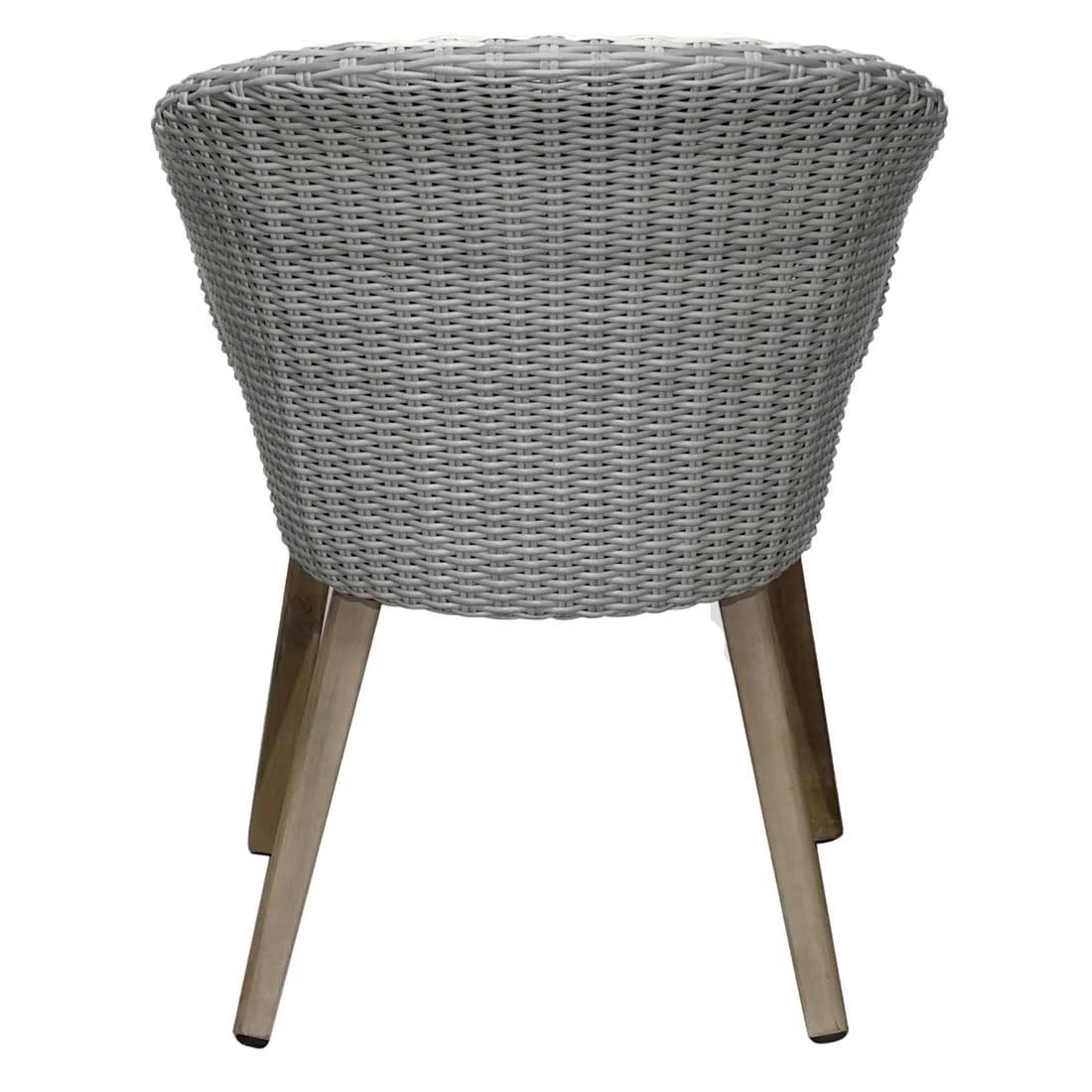 Ploß Flores Gartensessel Geflecht/Akazie Grau/Natur 3 Ploß Flores Gartensessel Geflecht/Akazie Grau/Natur – Bild 3