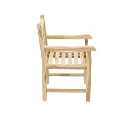 Ploß Coventry Gartensessel Eco-Teak Natur -Gartenmöbel Store ploss landhaussessel coventry eco teak natur 3