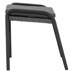 Ploß Tuvalu Hocker Aluminium/Geflecht Grau -Gartenmöbel Store ploss tuvalu hocker aluminium geflecht 1367457 4