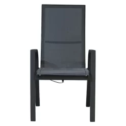 Ploß Tuvalu Stapelsessel Aluminium/Textilene Anthrazit/Grau -Gartenmöbel Store ploss tuvalu stapelsessel aluminium textilene 1367314 3