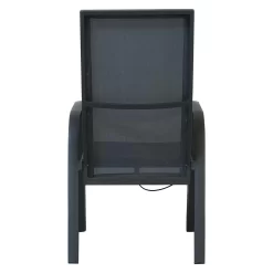 Ploß Tuvalu Stapelsessel Aluminium/Textilene Anthrazit/Grau -Gartenmöbel Store ploss tuvalu stapelsessel aluminium textilene 1367314 4