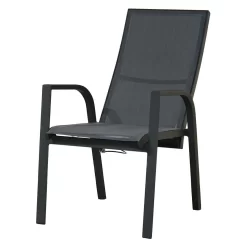 Ploß Tuvalu Stapelsessel Aluminium/Textilene Anthrazit/Grau -Gartenmöbel Store ploss tuvalu stapelsessel aluminium textilene 1367314 8