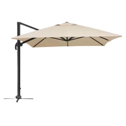 Schneider® Schneider Rhodos Grande Ampelschirm 300x400cm Anthrazit/Natur