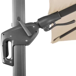 Schneider® Schneider Rhodos Twist Ampelschirm 300x300cm Natur -Gartenmöbel Store schneider rhodos twist ampelschirm 300x300cm natur 1266763 9