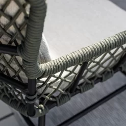 Schöner Wohnen Benet Gartensessel Aluminium/Rope Schwarz/Olive -Gartenmöbel Store schoener wohnen benet gartensessel aluminium rope 1470428 5