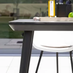 Schöner Wohnen Texel Gartentisch 170x100cm Aluminium/Glaskeramik Schwarz/Keramik -Gartenmöbel Store schoener wohnen texel gartentisch 170x100cm aluminium glaskeramik 1470395 6