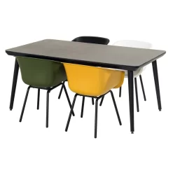 Schöner Wohnen Texel Gartentisch 170x100cm Aluminium/Glaskeramik Schwarz/Keramik -Gartenmöbel Store schoener wohnen texel gartentisch 170x100cm aluminium glaskeramik 1470395 7