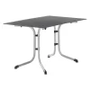 Sieger Boulevard Klapptisch 120x80cm Stahl/Polytec Graphit/Schiefer Anthrazit