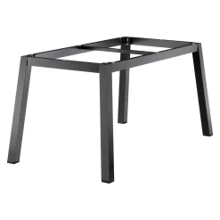 Sieger Gartentisch-Gestell 140x70 Cm Aluminium/Quadratrohr Eisengrau