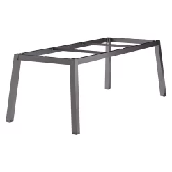 Sieger Gartentisch-Gestell 220x100cm Quadratrohr Aluminium Eisengrau