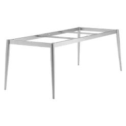 Sieger Gartentisch-Gestell 220x100cm Rundrohr Aluminium Graphit