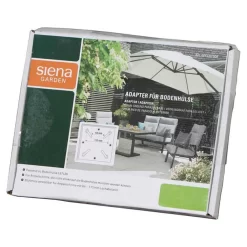 Siena Garden Adapter Für Bodenständer 16x16cm Stahl Anthrazit -Gartenmöbel Store siena garden adapter fuer bodenstaender 16x16cm stahl 1359702 3