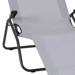 Siena Garden Anco Bäderliege Stahl/Textilene Anthrazit/Hellgrau -Gartenmöbel Store siena garden anco baederliege stahl textilene 1471044 10