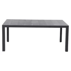 Siena Garden Ancona Gartentisch 180x100cm Aluminium/Keramik Matt Anthrazit/Wood Grey -Gartenmöbel Store siena garden ancona gartentisch 180x100cm aluminium keramik 1363739 3