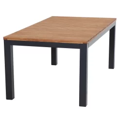 Siena Garden Bozen Gartentisch 220x100cm Aluminium/Robinie Graphit/Natur -Gartenmöbel Store siena garden bozen gartentisch 220x100cm aluminium robinie 1452663 4