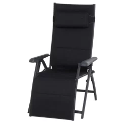 Siena Garden Premium Camping Relaxliege Aluminium/2D Mesh Anthrazit