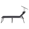 Siena Garden Premium Dreibeinliege Aluminium/2D Mesh Anthrazit