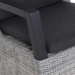 Siena Garden Corido Gartensessel Aluminium/Gardino®-Geflecht Matt Anthrazit/Ice Grey -Gartenmöbel Store siena garden corido verstellsessel aluminium geflecht 1425295 6