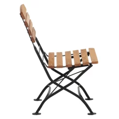 Siena Garden Peru III Klappstuhl Stahl/Robinie Schwarz/Natur -Gartenmöbel Store siena garden peru iii klappstuhl stahl robinie 1391459 3