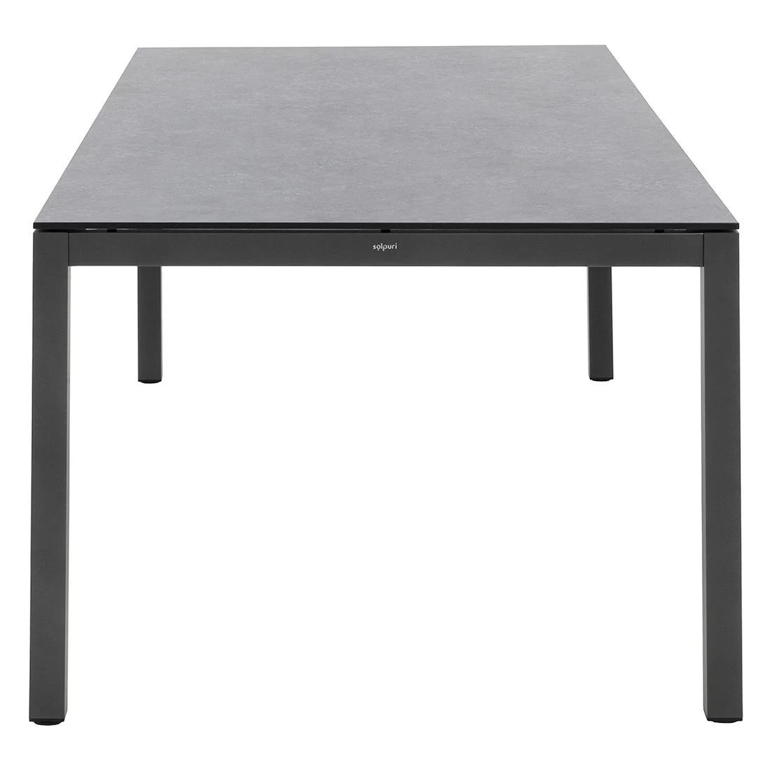 Solpuri Classic Gartentisch 160x100 Cm Aluminium/HPL Anthrazit/Volcano Grey 2 Solpuri Classic Gartentisch 160x100 Cm Aluminium/HPL Anthrazit/Volcano Grey – Bild 2