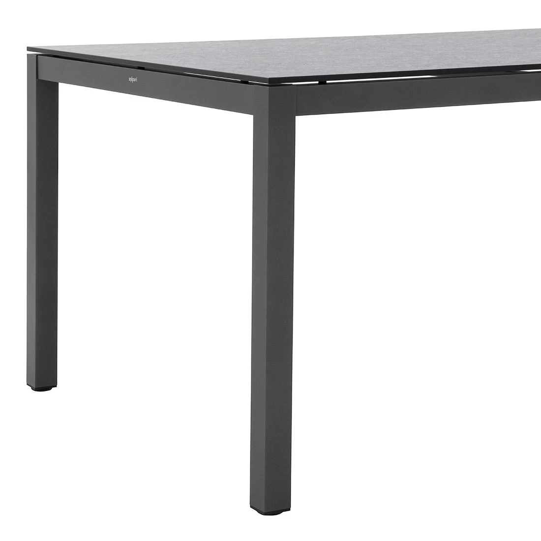 Solpuri Classic Gartentisch 160x100 Cm Aluminium/HPL Anthrazit/Volcano Grey 6 Solpuri Classic Gartentisch 160x100 Cm Aluminium/HPL Anthrazit/Volcano Grey – Bild 6