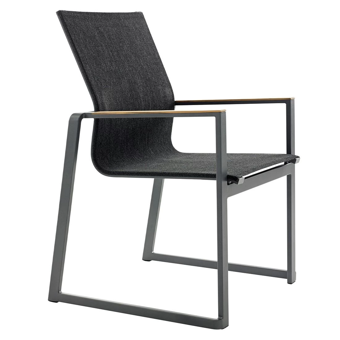 Solpuri Foxx Stapelsessel Aluminium/Textilene/Teak Anthrazit/Coal 1 Solpuri Foxx Stapelsessel Aluminium/Textilene/Teak Anthrazit/Coal