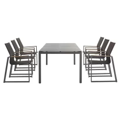 Solpuri Foxx Stapelsessel Aluminium/Textilene/Teak Anthrazit/Coal 13 Solpuri Foxx Stapelsessel Aluminium/Textilene/Teak Anthrazit/Coal -Gartenmöbel Store solpuri foxx stapelsessel aluminium textilene teak 1465621 7