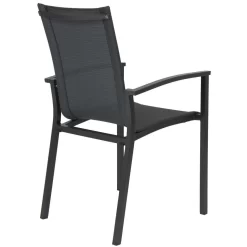 Stern Evoee Stapelsessel Aluminium/Textilene Anthrazit/Karbon -Gartenmöbel Store stern evoee stapelsessel aluminium textilene anthrazit karbon 1029295 6